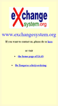 Mobile Screenshot of exchangesystem.org